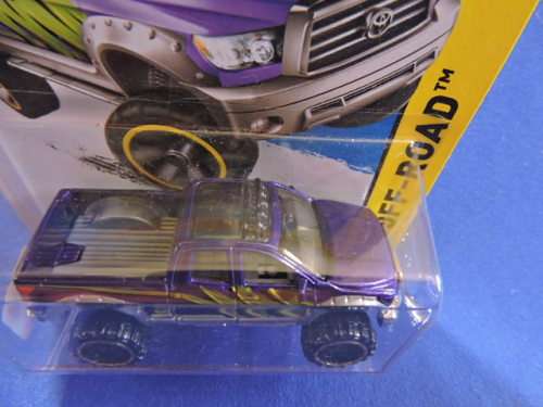 Hot Wheels TOYOTA Tundra Pick up ( Purple with green flash )