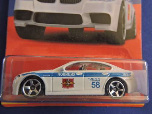Matchbox BMW M5 ( Police Russia 1/6 ) like Hot Wheels