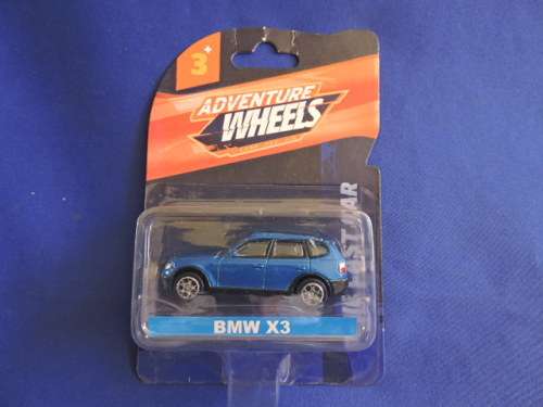 Adventure Wheels BMW X3 ( Blue ) like Hot Wheels & Matchbox