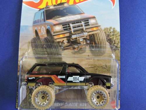 Hot Wheels Chevy Chevrolet Blazer 4X4 ( Black #984 ) # CHEVY BLOW OUT SALE #