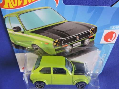 Hot Wheels Honda Civic Custom ( Green )