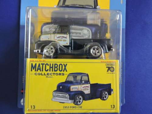 Matchbox 13 FORD COE  Mint in Box ( Royal Blue/Black ) Like Hot Wheels