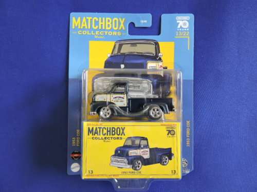 Matchbox 13 FORD COE  Mint in Box ( Royal Blue/Black ) Like Hot Wheels