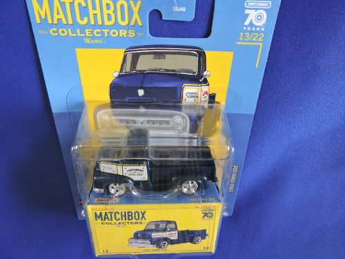 Matchbox 13 FORD COE  Mint in Box ( Royal Blue/Black ) Like Hot Wheels