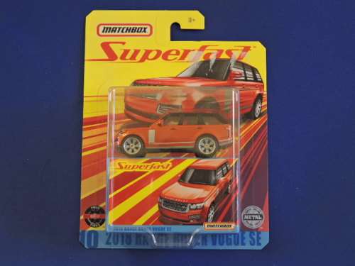 Matchbox RANGE ROVER VOGUE SE Mint in Box  ( Orange ) Like Land Rover  Like Hot Wheels