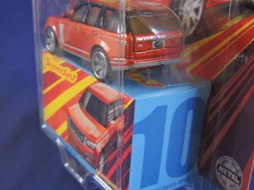 Matchbox RANGE ROVER VOGUE SE Mint in Box  ( Orange ) Like Land Rover  Like Hot Wheels