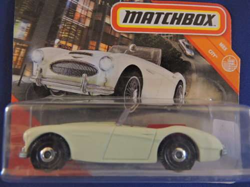 Matchbox Austin Healey Roadster  ( White ) Like Hot Wheels