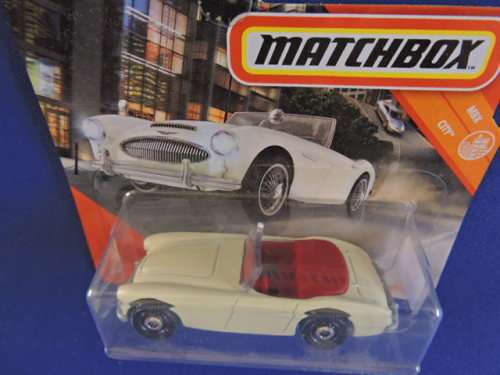 Matchbox Austin Healey Roadster  ( White ) Like Hot Wheels