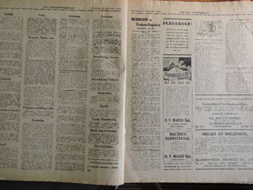 Die Landbouweekblad Tydskrif September 1924  ( Ja, 1924 )