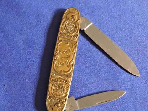 Vintage Paul Kruger De Wet twin blade pocket knife. Solingen Germany