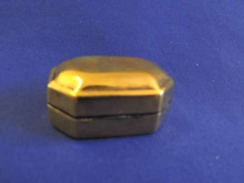 Vintage Brass pill Tin Blik made in India