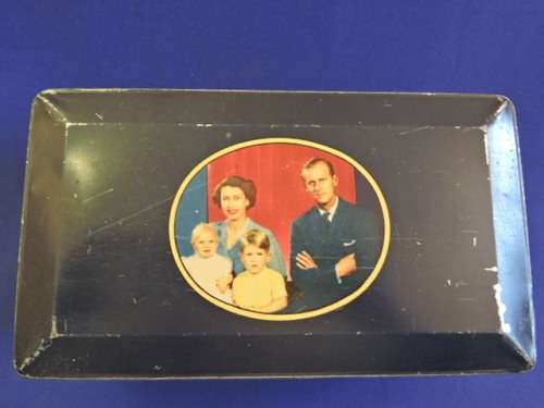 Vintage JOKO Tea Tin Blik  Queen Elizabeth coronation June 1953