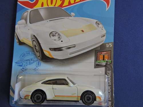 Hot Wheels PORSCHE Carrera ( White ) Long Card.