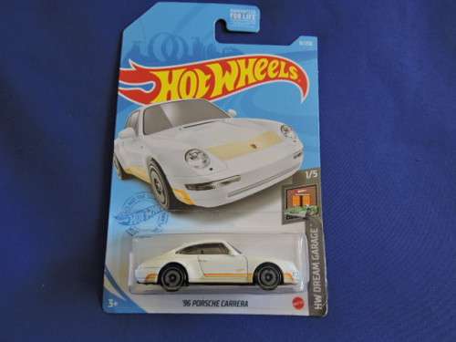 Hot Wheels PORSCHE Carrera ( White ) Long Card.