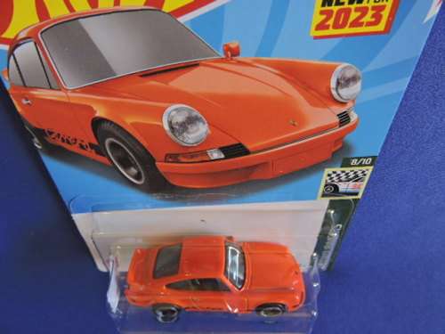 Hot Wheels PORSCHE 911 Carrera RS 2.7 ( Orange ) Long Card