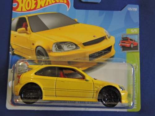 Hot Wheels HONDA Civic Type R ( Yellow )