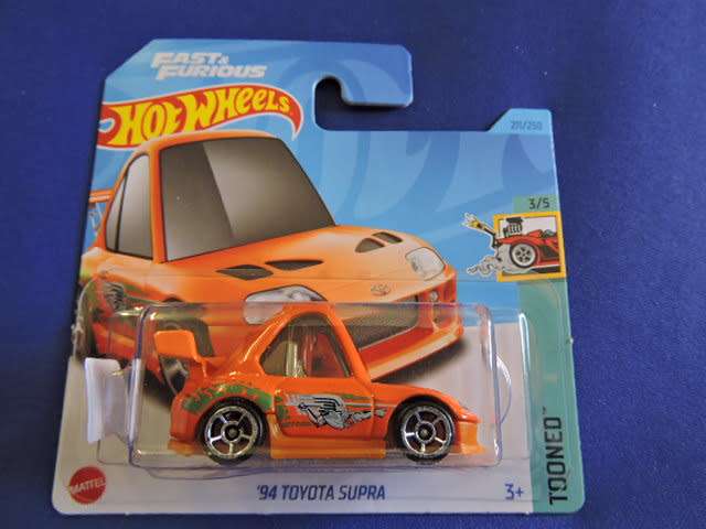 Hot Wheels TOYOTA Supra ( Orange ) Tooned
