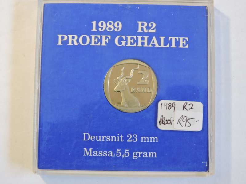 1989 Proof R2 coin Cased.