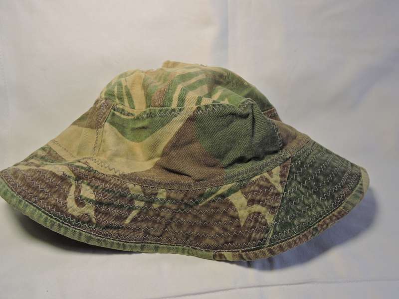 Rhodesian Army Camo bush hat. War torn