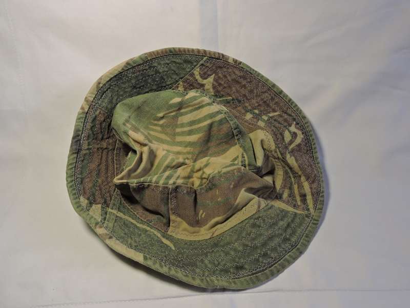 Rhodesian Army Camo bush hat. War torn