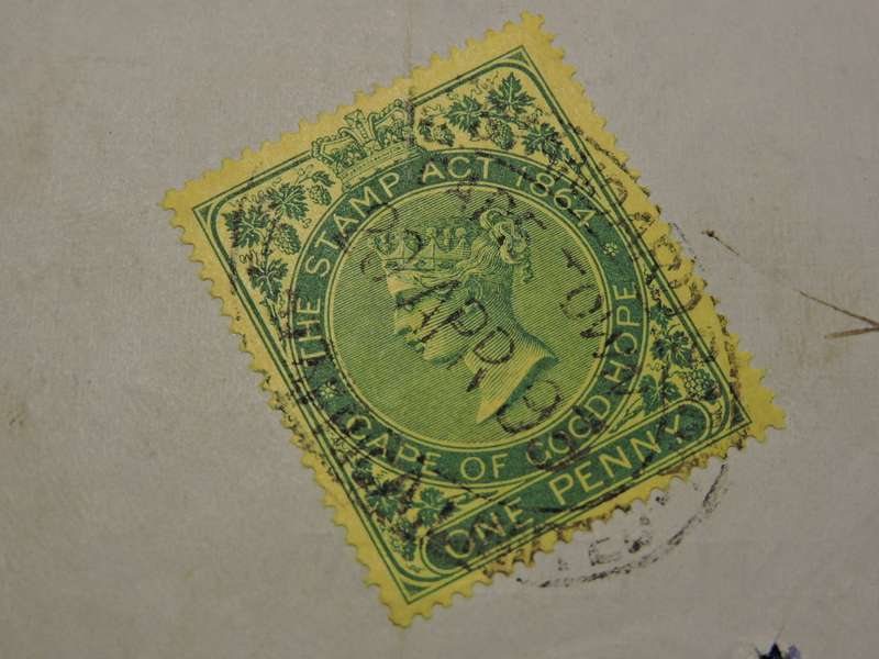 Bank Cheque 1893 MAFEKING (British Bechuanaland) Pre Boer War with Cape of Good Hope Stamp
