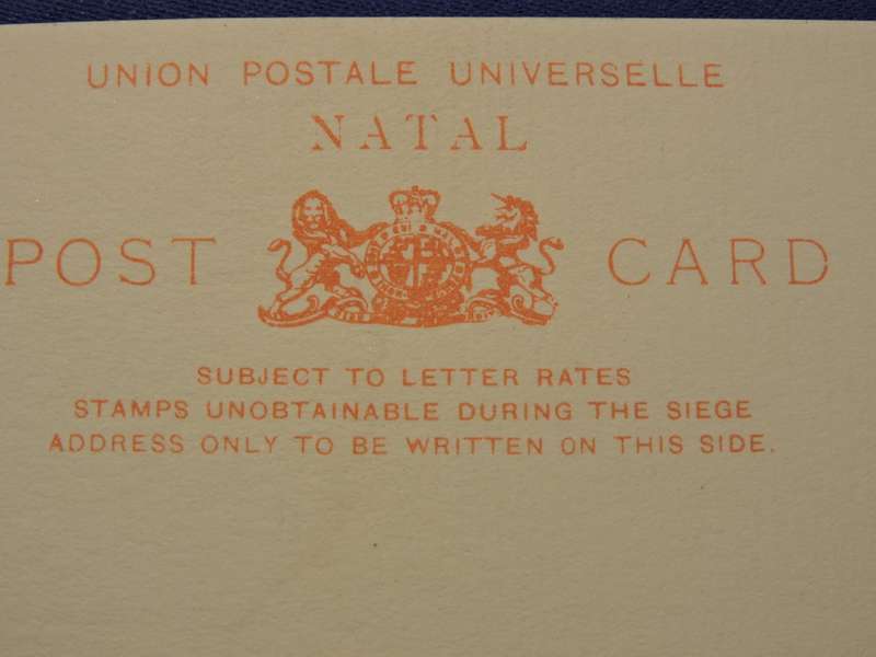 Boer War Era Post Card Siege of Ladysmith Natal Illustrated