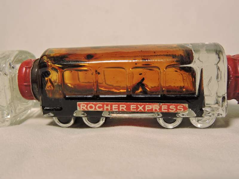 Vintage French ROCHER Liqueurs in form of Steam Train and Carriages