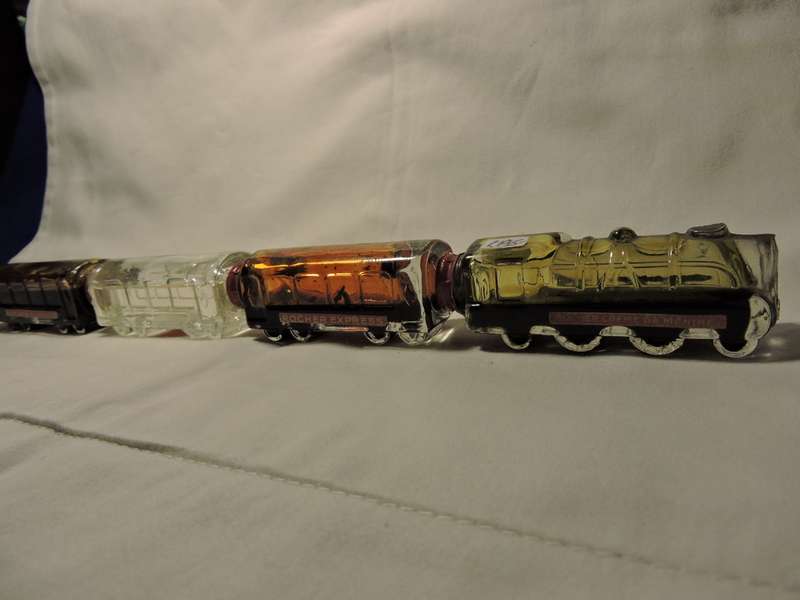 Vintage French ROCHER Liqueurs in form of Steam Train and Carriages