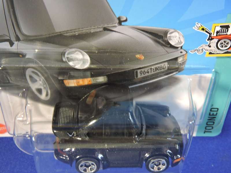 Hot Wheels PORSCHE 911 Turbo 3.6  ( Black TOONED )