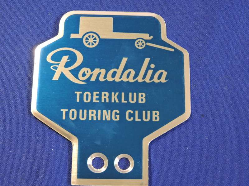 Rondalia Touring Club car badge like AA Badge