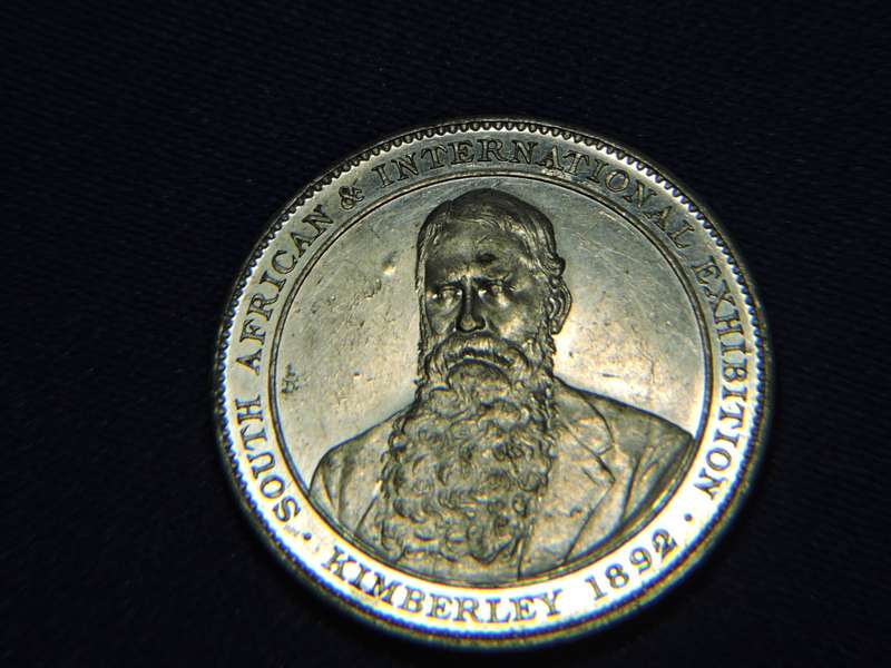 1892 Kimberley South African International Exhibition Medallion / Token
