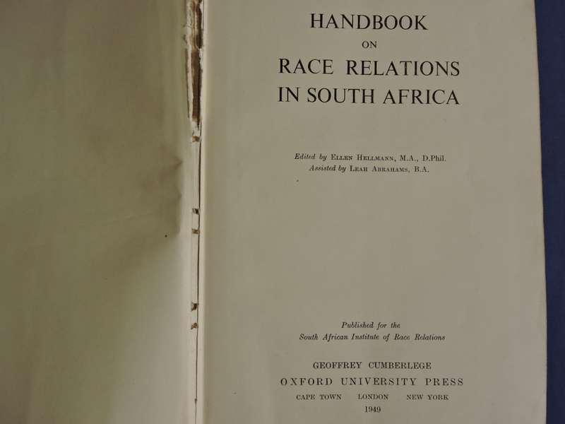 Race Relations & Bantu Prophets in South Africa   Africana Boeke Book