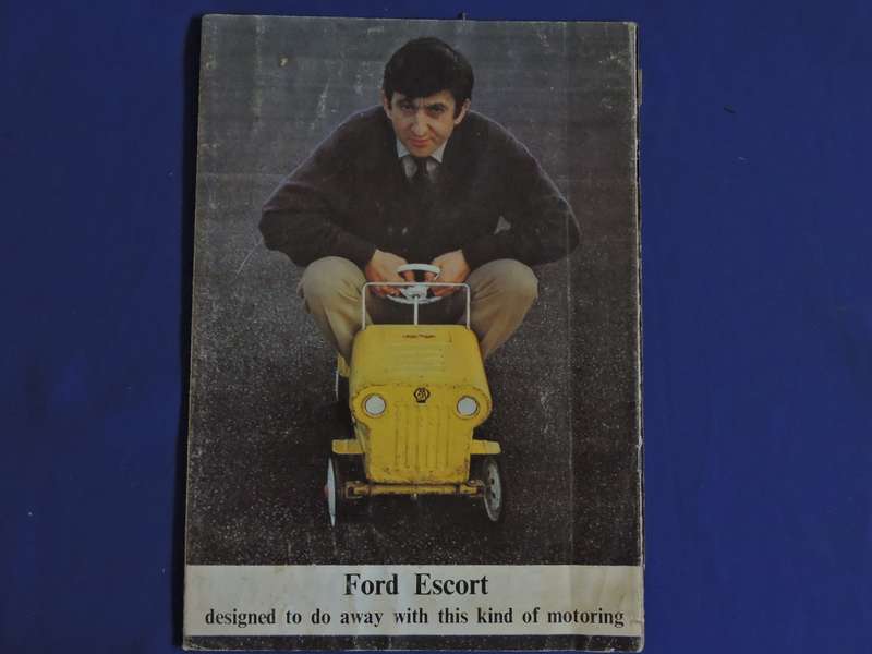 Ford Escort advertising brochure.  Awesome pics   # LOOK #