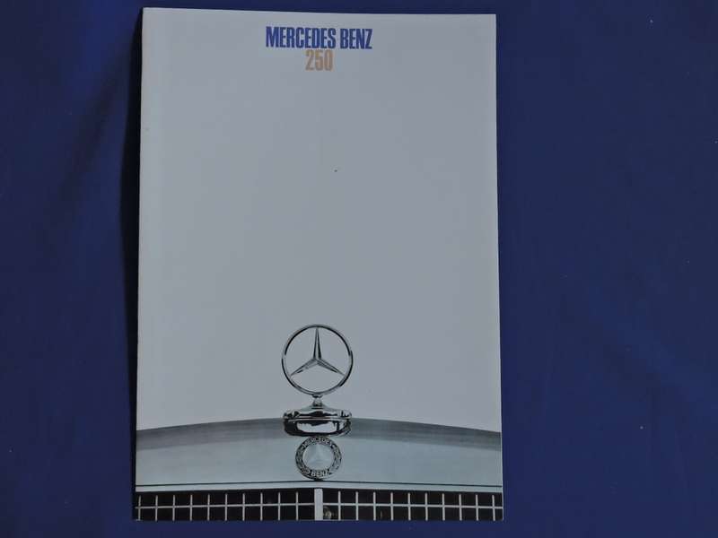 Mercedes Benz 250 advertising brochure.  Awesome pics   # LOOK #