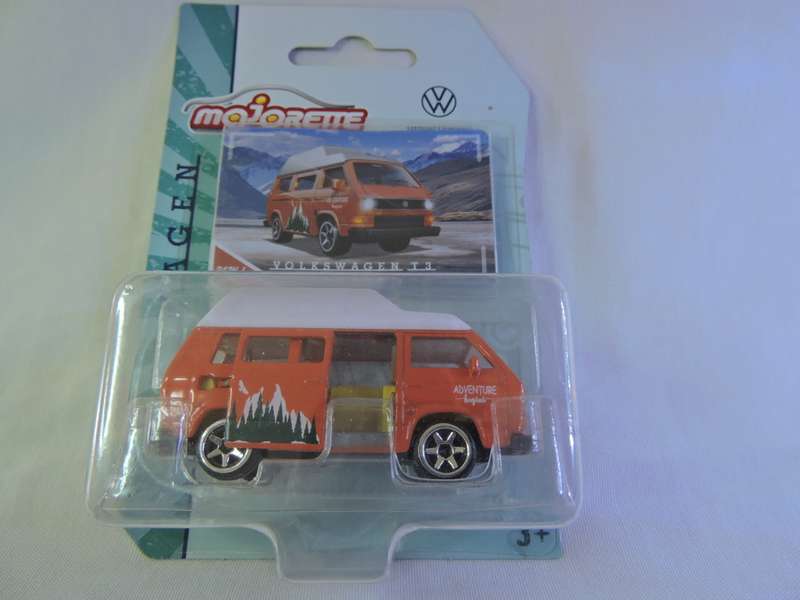 Majorette Volkswagen VW Kombi T3 ( Orange with sliding door ) like Hot Wheels