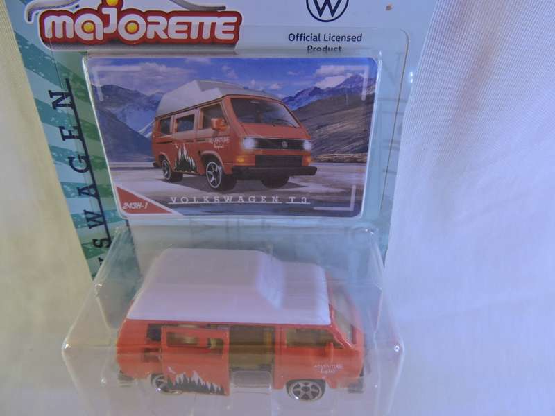 Majorette Volkswagen VW Kombi T3 ( Orange with sliding door ) like Hot Wheels