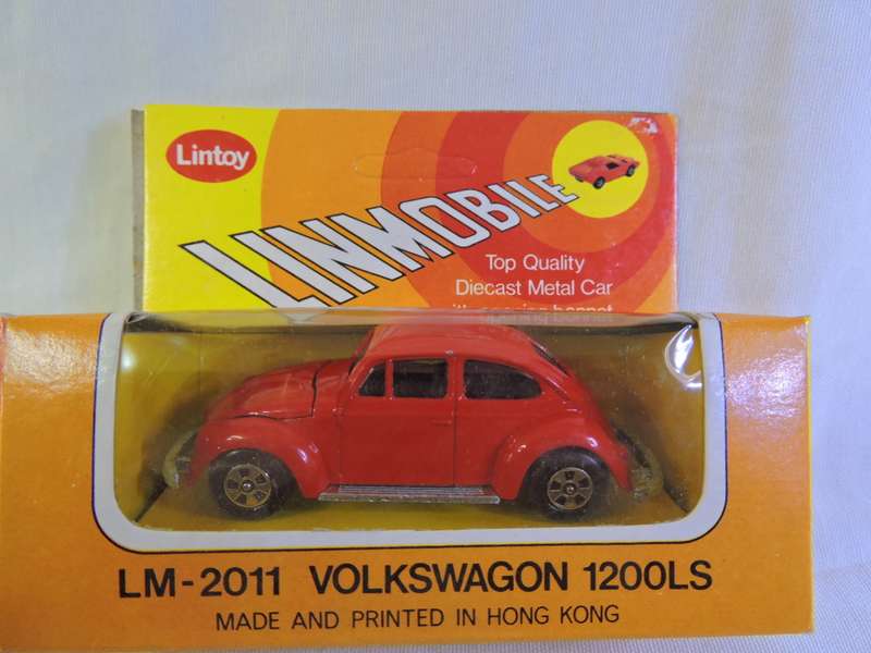 Lintoy Volkswagen VW Beetle 1200 LS ( Red ) MINT IN BOX  like Hot Wheels