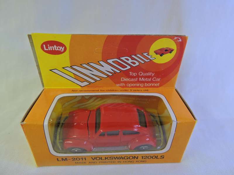 Lintoy Volkswagen VW Beetle 1200 LS ( Red ) MINT IN BOX  like Hot Wheels