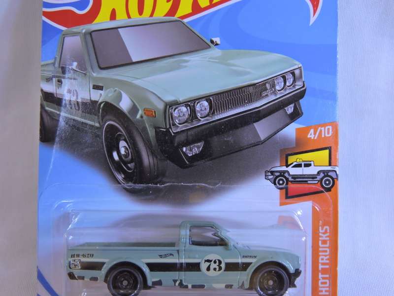 Hot Wheels NISSAN 620 Truck Bakkie ( Teal Green #73 ) Like Datsun