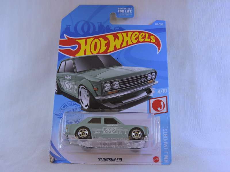 Hot Wheels DATSUN 510 ( Teal #510 ) Like NISSAN   AWESOME MODEL !!