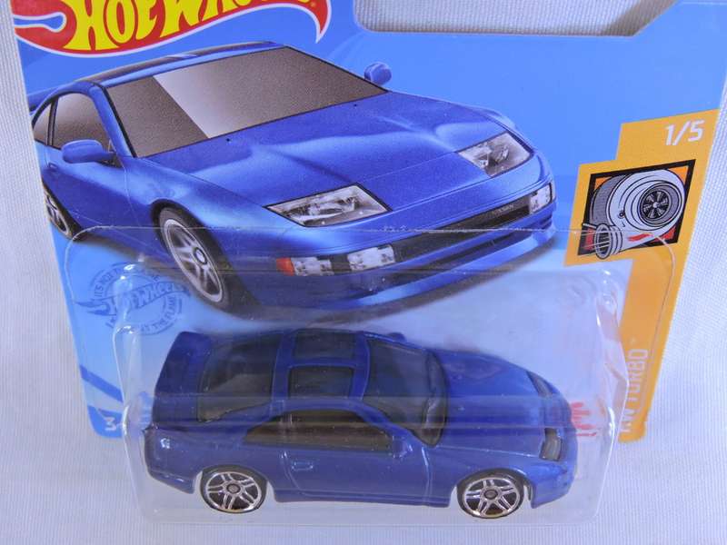 Hot Wheels NISSAN 300 ZX Twin Turbo ( Blue  ) Like DATSUN