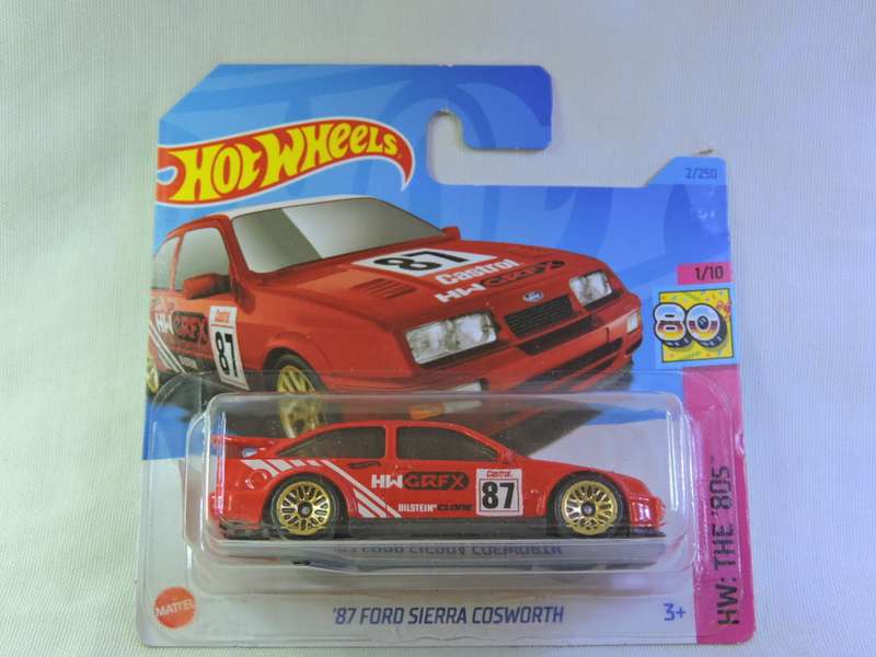 Hot Wheels FORD Sierra Cosworth ( Red #87 )