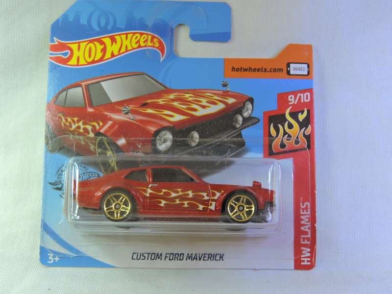 Hot Wheels FORD Maverick ( Red with flames )