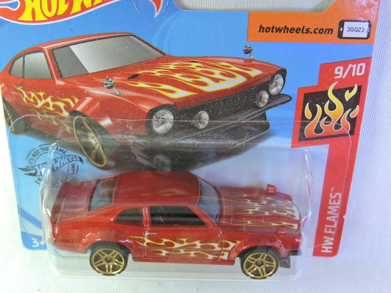 Hot Wheels FORD Maverick ( Red with flames )