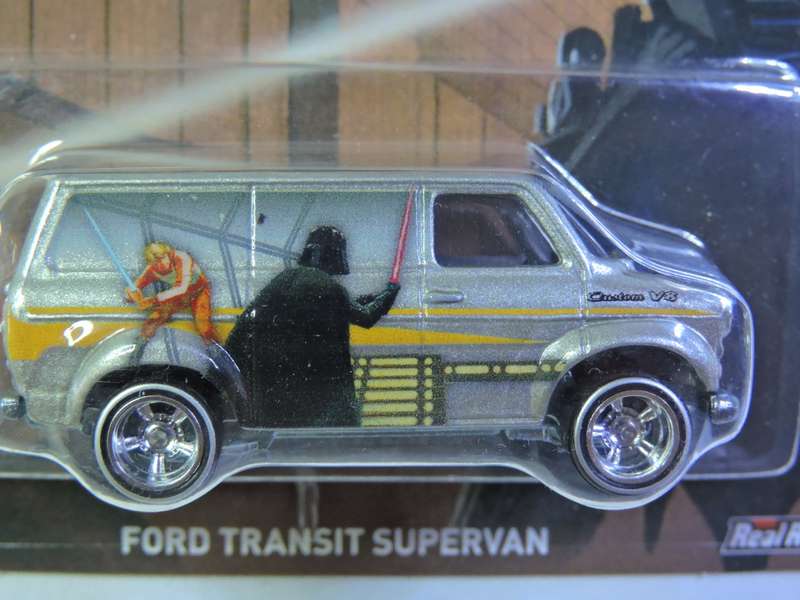Hot Wheels FORD Transit Supervan ( Star Wars ) Full metal with Real Rider tyres.   Awesome detail.
