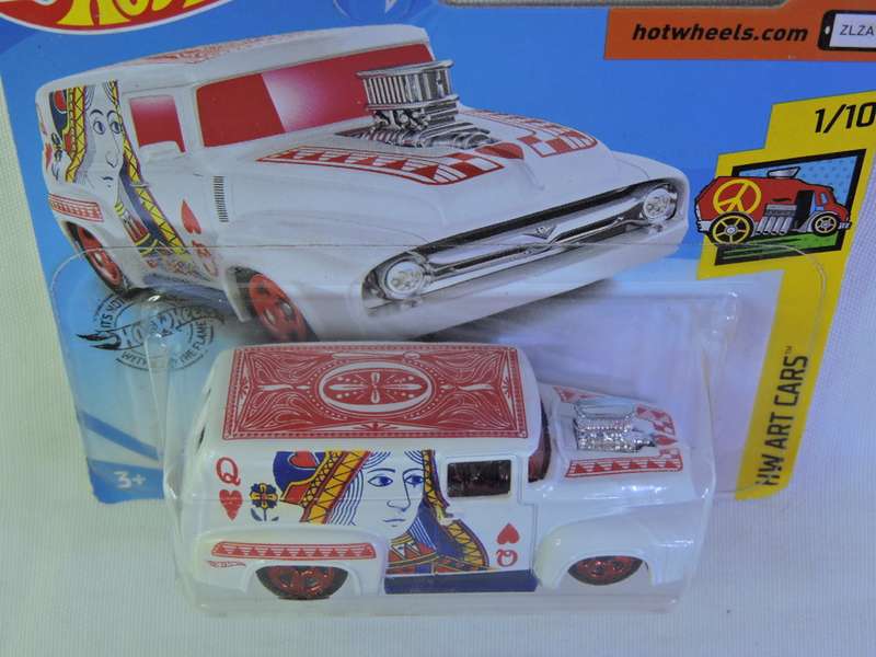 Hot Wheels FORD F-150 Van ( Queen of Hearts )