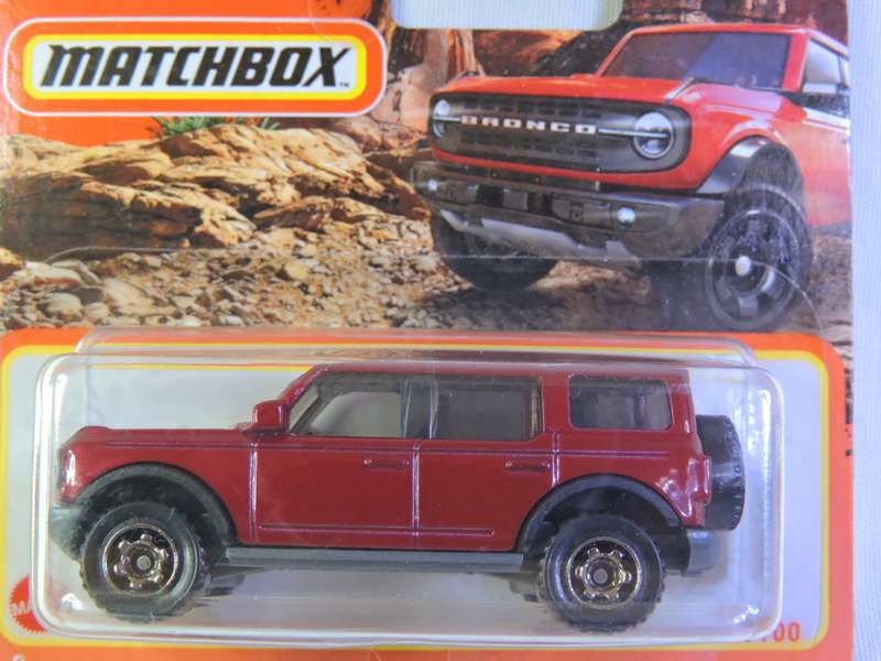 MATCHBOX FORD Bronco ( Red 21/100 ) Like Hot Wheels