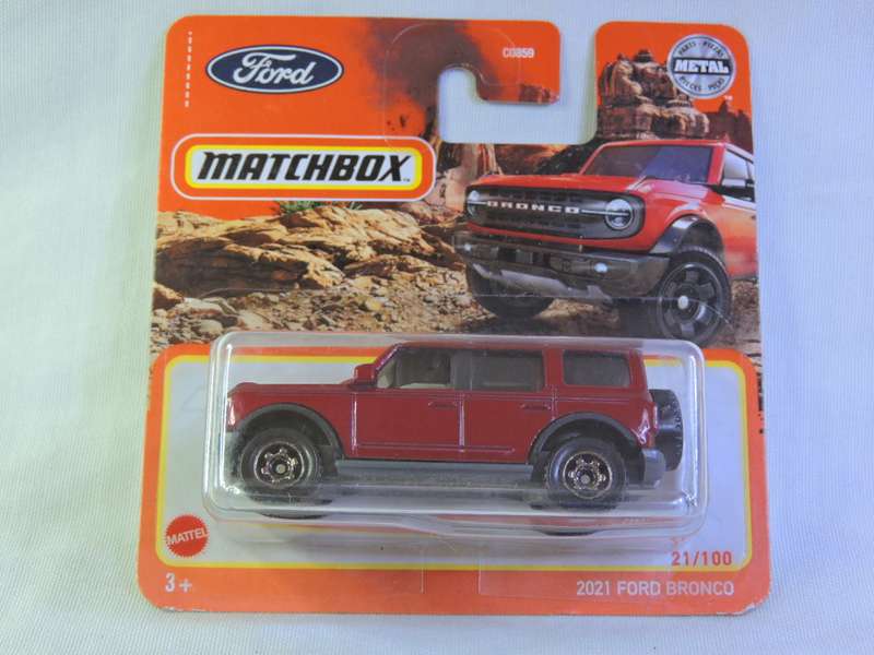 MATCHBOX FORD Bronco ( Red 21/100 ) Like Hot Wheels
