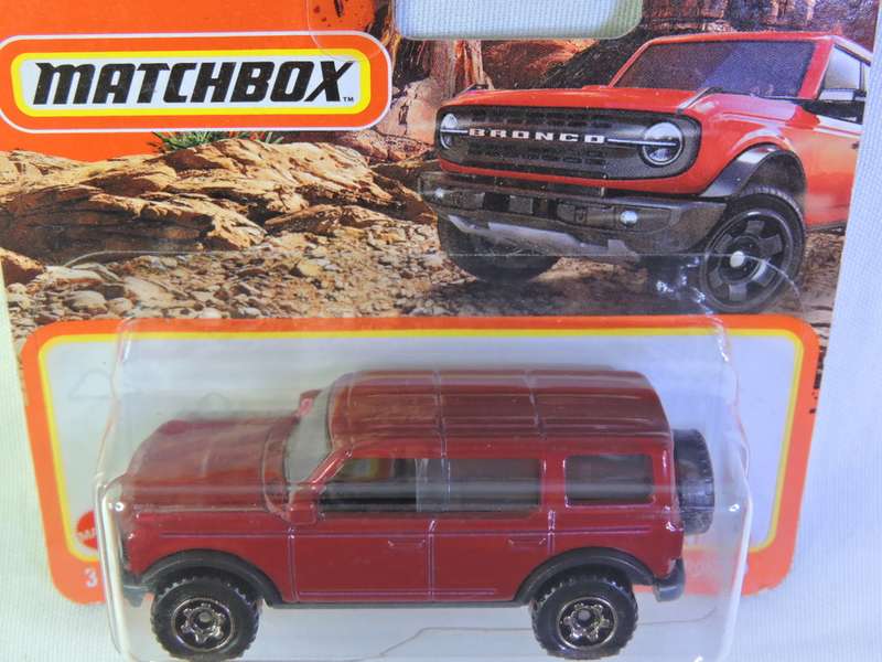 MATCHBOX FORD Bronco ( Red 21/100 ) Like Hot Wheels