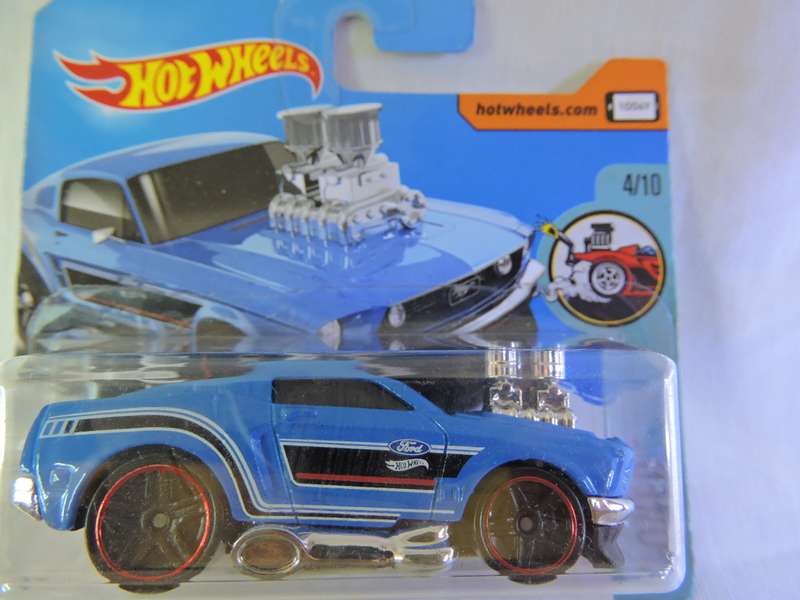 Hot Wheels FORD Mustang ( Blue  Tooned )